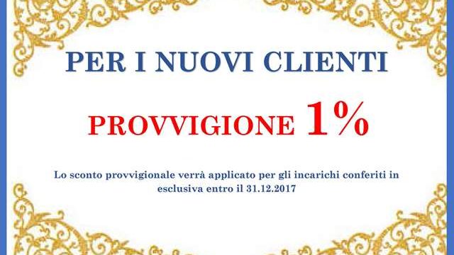 PROVVIGIONE 1% SULLE VENDITE